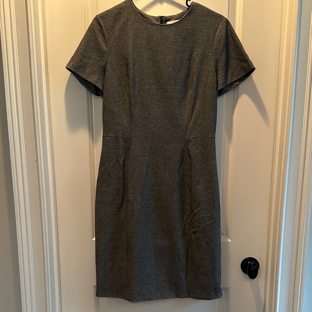 Women’s MNG Light Gray Midi Dress, Size 6